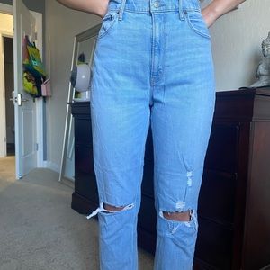 Abercrombie ankle straight jean